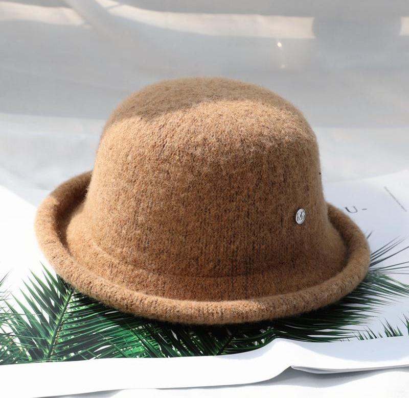 帽子春秋女士毛呢图片