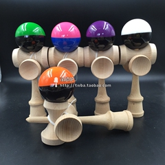 TWB 批发 高品质五杯技巧球 大号技巧球 剑球 剑玉 kendama 双色