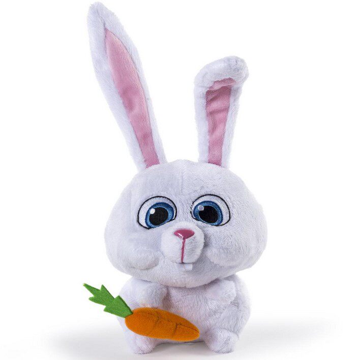 爱宠大机密公仔 正版 电影同款雪球毛绒玩具女生儿童礼物中秋节礼