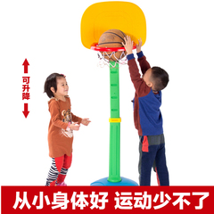 感统训练器材大号塑料儿童可调节升降安全篮球框幼教玩具宝贝爱婴