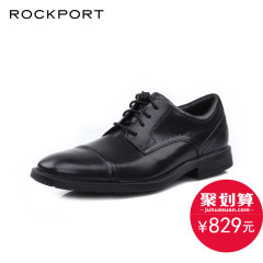 Rockport/乐步正装男鞋 商务系带尖头皮鞋16年新品 低帮鞋V81360