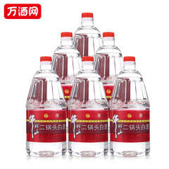 【万酒网】牛栏山二锅头牛桶42度清香型2000ml*6瓶装 白酒整箱