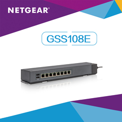 美国网件/NETGEAR GSS108E插座式交换机/网管交换机