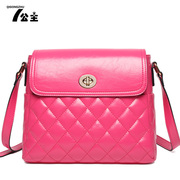 Princess handbag 2015 new Europe classic Joker rhombic fashion Lady handbag shoulder bag Messenger bag