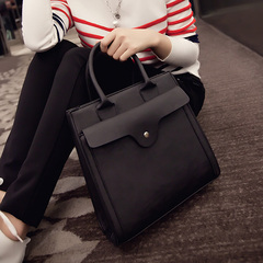 2015春款新款欧美戴妃包复古邮差通勤大包时尚手提单肩包女包包潮