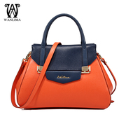 Wanlima/million 2015 new handbag color in autumn and winter fashion new woman bag handbag