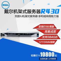 DELL/戴尔PowerEdge R430机架式服务器 E5-2603V3/8G/1TB*2/H330