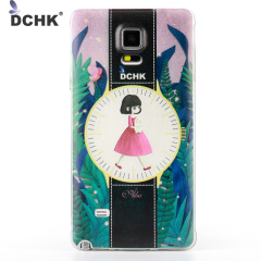 DCHK三星NOTE4手机壳 note4手机套 n9100保护套 硅胶超薄卡通外壳