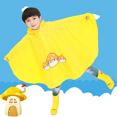 三颗雨滴斗篷式可爱宝宝男童女童韩国时尚卡通儿童雨衣