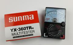 SUNMA 360小型袖珍高精度交直流带表笔全保护电压万用表
