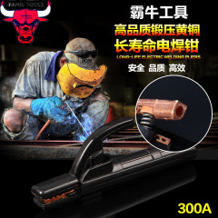 霸牛电焊钳电焊夹接钳不烫手焊把紫铜焊割工具300a500a800a 紫铜