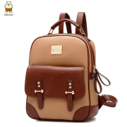 Amoy 2015 fashion new woman bag backpack dual-use ladies backpacks school wind Korean leisure fashion PU bags