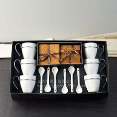 创意礼盒杯子套装小号陶瓷杯子包装盒装咖啡杯套装6杯水杯子包邮