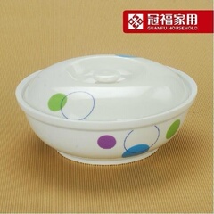 正品冠福陶瓷团圆9 盖碗 大汤碗 品锅 汤盆菜盆面粥碗 餐具包邮