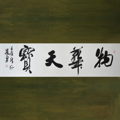 赵勇《物华天宝》 四尺单条 中国书法