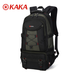 KAKA新款男士旅行包户外运动双肩背包旅游包防水大容量欧美潮包女
