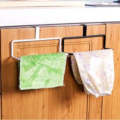 厨卫多用途单杆毛巾收纳架 可移动门背式寝室宿舍毛巾置物架 挂钩