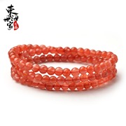 Family of sea ice floating flowers South red agate bracelets South three ring Onyx rings bracelets Crystal jewelry women