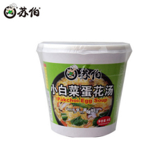 苏伯汤小白菜蛋花汤8g/杯杯装方便速食蔬菜蛋花汤即食食品汤料包