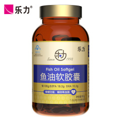 乐力 鱼油软胶囊 1.0g/粒*90粒/瓶