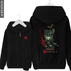 秋冬拉绒抓绒开衫拉链打底卫衣外套衣服 DOTA2 幻影刺客 PA