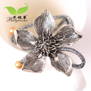 Bagen redbud grass rope hair band hair band metal tiara hair accessories ponytail bands