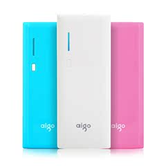 【送布袋】Aigo k112大容量移动电源10000ma爱国者电子通用充电宝