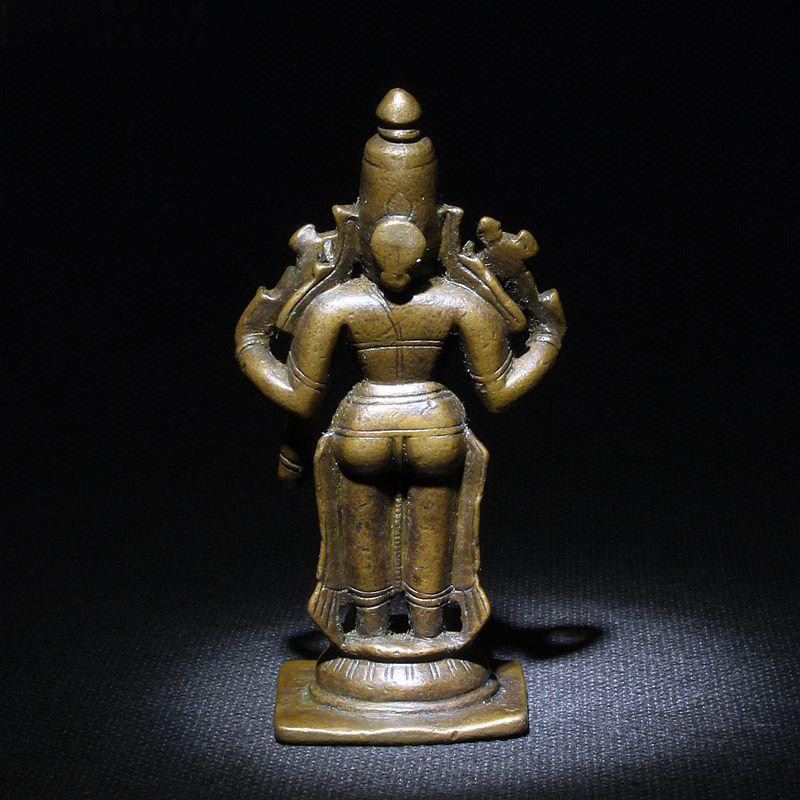 【鬼市】老红铜佛教那罗延遍入天造像古玩古董 金槌宝成拍卖c1690