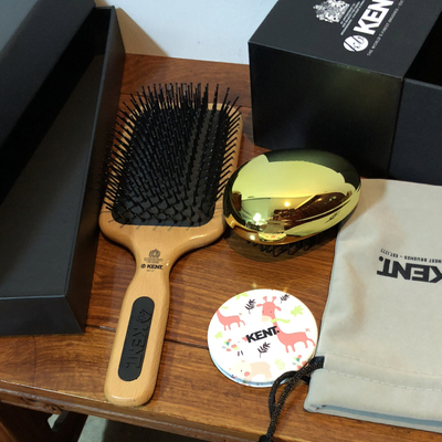 英国kent梳子 肯特梳子进口气垫梳 美发梳气囊顺发按摩梳顺发木梳