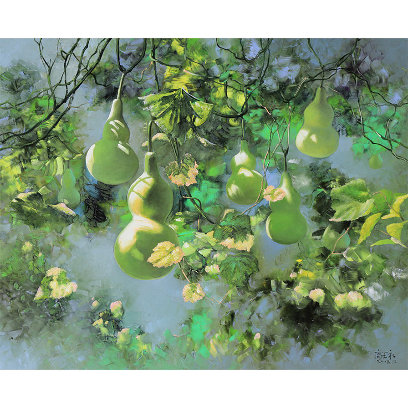 元和《葫芦》原创油画