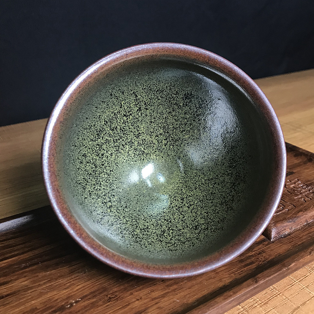 一方龙窑柴烧建盏 抹茶杯,周岐辉大师手作,抄底优惠,限时秒拍