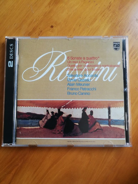 出一张好碟罗西尼弦乐奏鸣曲阿卡多版早期飞利普日本版：