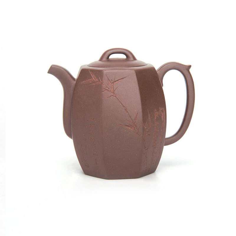 新品首发【八方高灯】吴丹峰 宜兴紫砂原矿赠品全手工夫茶具竹节