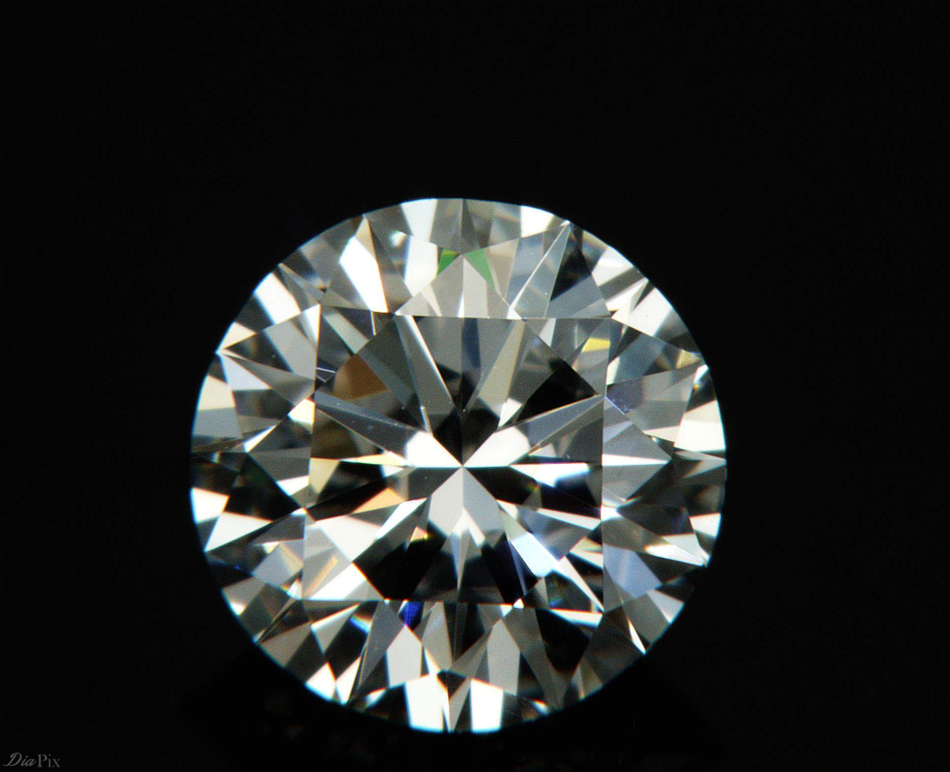 【ide314】0.61克拉 d色 lc净度 圆形 裸钻 高清视频 gia