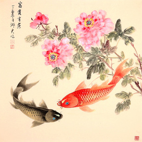 吉祥如意-夏淑君没骨花鸟精品展_珍品拍卖 - 拍卖专场 - 阿里拍卖