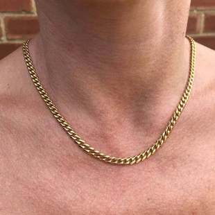 推荐man Chain Men Necklace Gold Gifts Mens Hip Hop Gift Chai