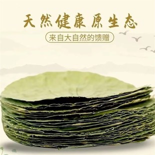 整张干 荷叶片圆形18-26cm定C制荷叶饭糯米蒸饭蒸排骨鸡粽子木桶