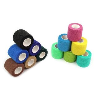 极速12pcs Vets Wrap Self Adhesive Bandage Wrap Vets Tape Wra