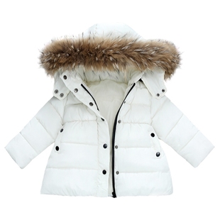 新品Casual Jacket Kids Baby Girl Winter Coat Clothes Warm Ch