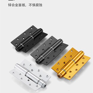 新品门合专用铰链闭门器液压缓冲免开槽铰链弹Q簧铰链自动关门定