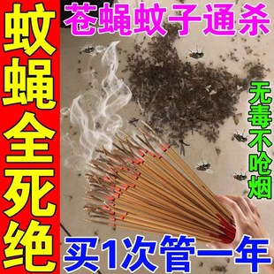 户外强力驱蚊苍蝇神n器一闻死家用艾草驱蚊香棒室内无毒持久留香L