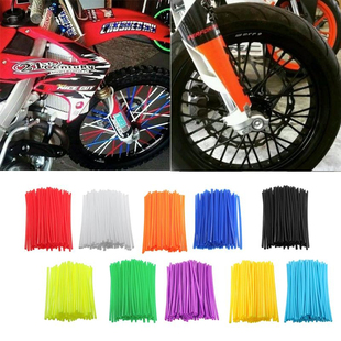 推荐72 Pcs Universal Motorcycle Spoke Wheel Shrouds Skins