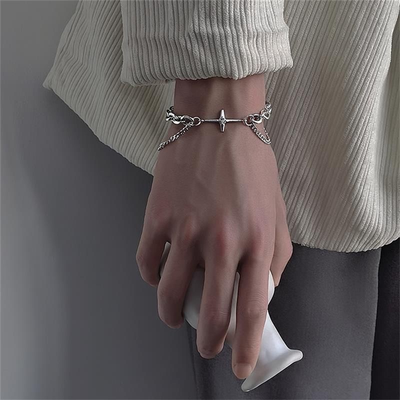 速发Fashion Six-pointed Star Bracelet For Women Collar Goth