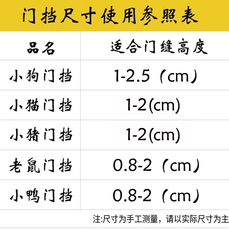 新品创意门挡门阻防风固r定器防撞门档缓冲顶门器阻门器卡通老鼠