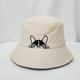 推荐Fashion Dog Bucket Hat for Women Summer Panama Outdoor H