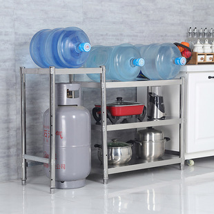 移动灶台可以放煤气罐架子一体液化气灶台柜子不绣钢锈灶台