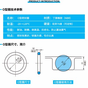 新品进口日本耐高压日标O型密封圈NBRG215 G220 G225 G230 G235*5