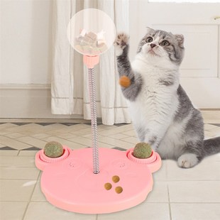 速发Cat Leaking Food Ball Self Playing Tumbler Toys Funny Sw