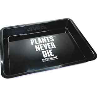 新品PND原创块根塑料方形托盘加厚黑色桌面收纳盒整理箱花盆多肉