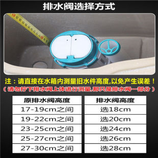 新品蹲便器挂墙式塑料水箱配件厕所便池蹲坑冲水器双按钮排水阀进